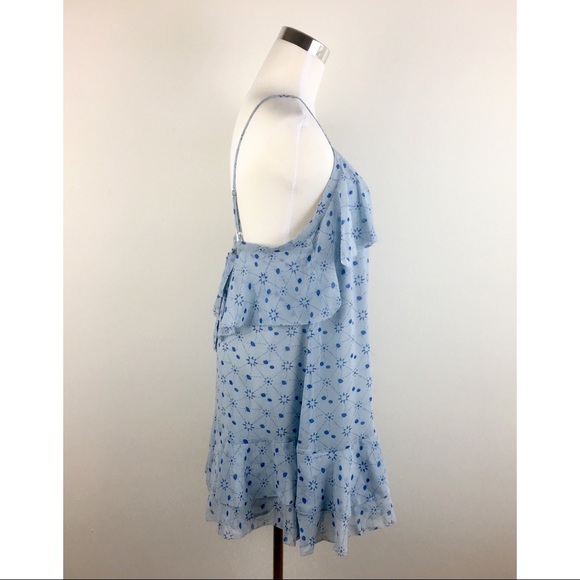 Avec les Filles “Dylan” blue slip dress sundress - Picture 3 of 8